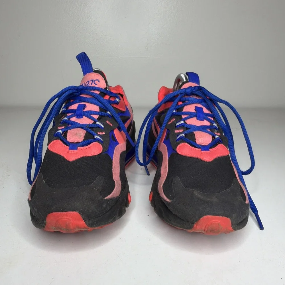 NIKE Air Max React Air 270 SIZE 7Y Youth Running Walking Shoes Sneakers Pink