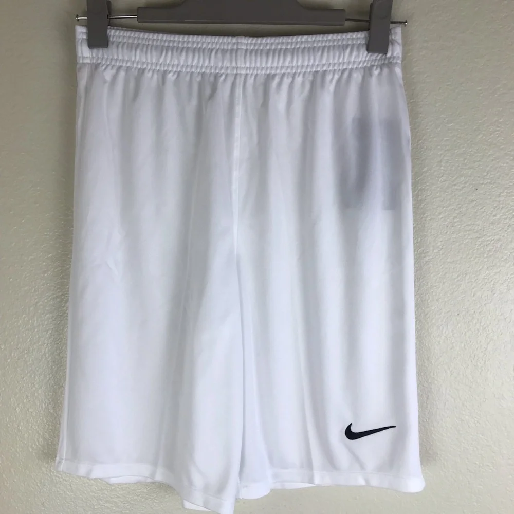 White Youth Football/Soccer Shorts Sz XL by Nike