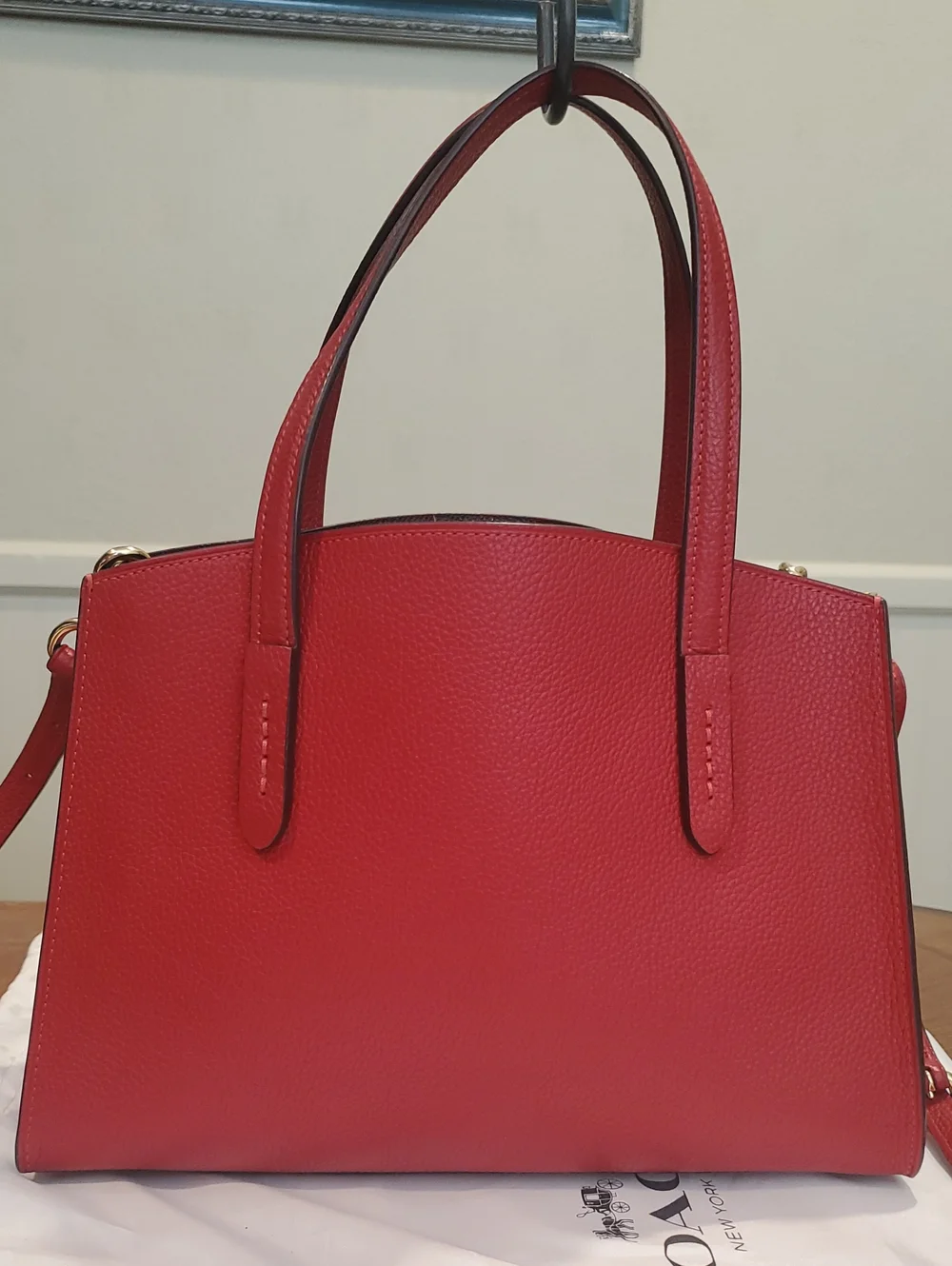 Coach bright red