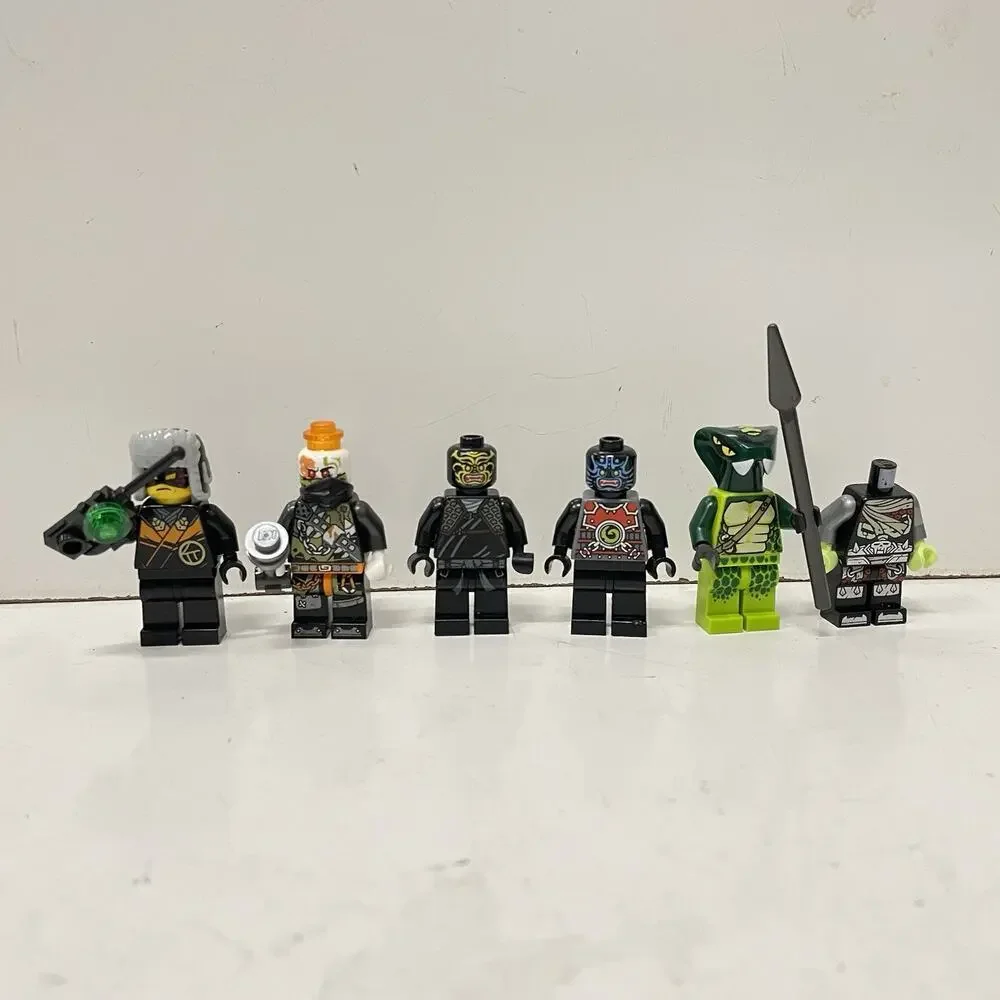 Lego Ninjago Minifigure Lot Of 6 Spitta Talon Stone Army Cole