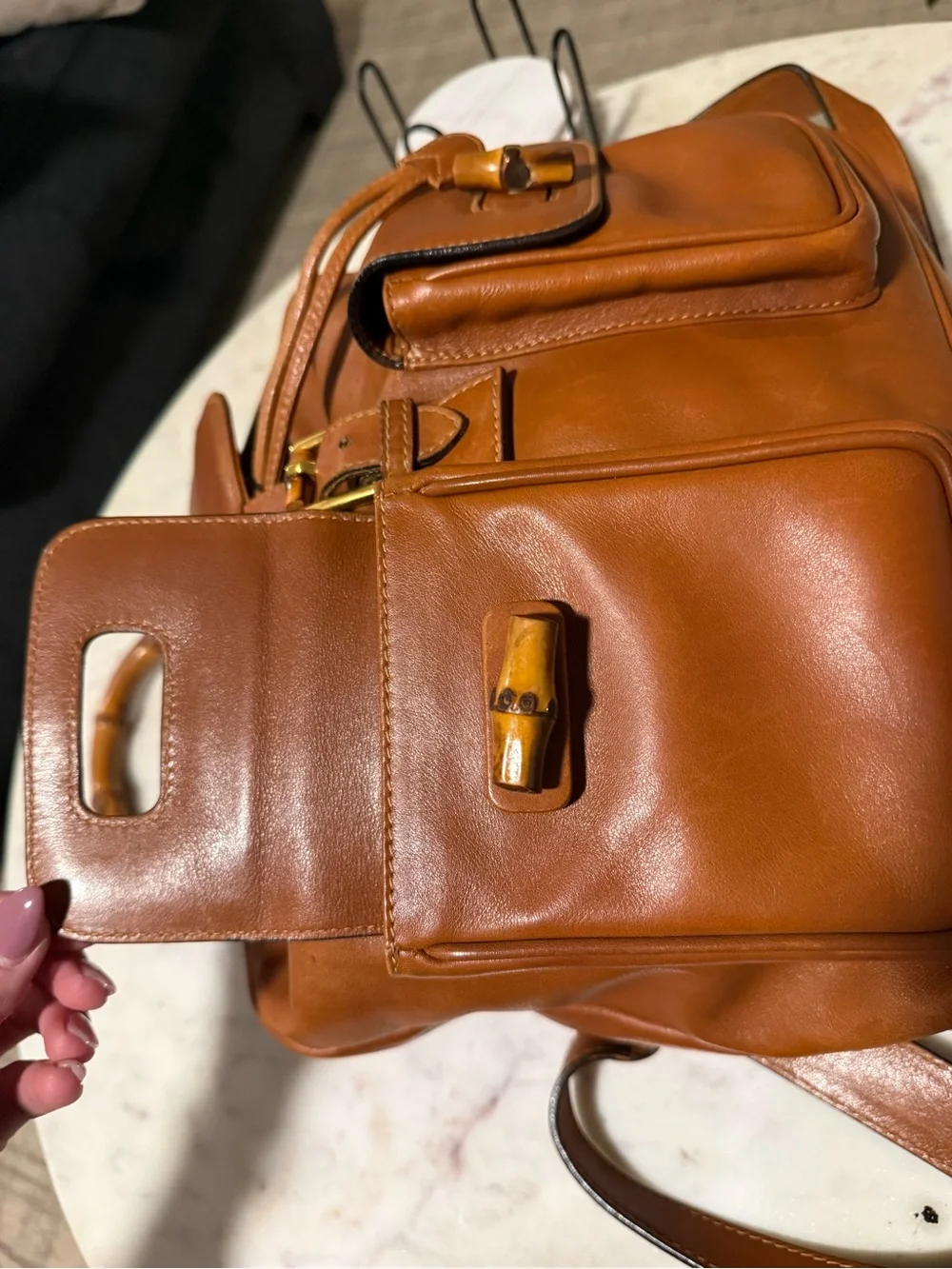 Gucci closure handle polished