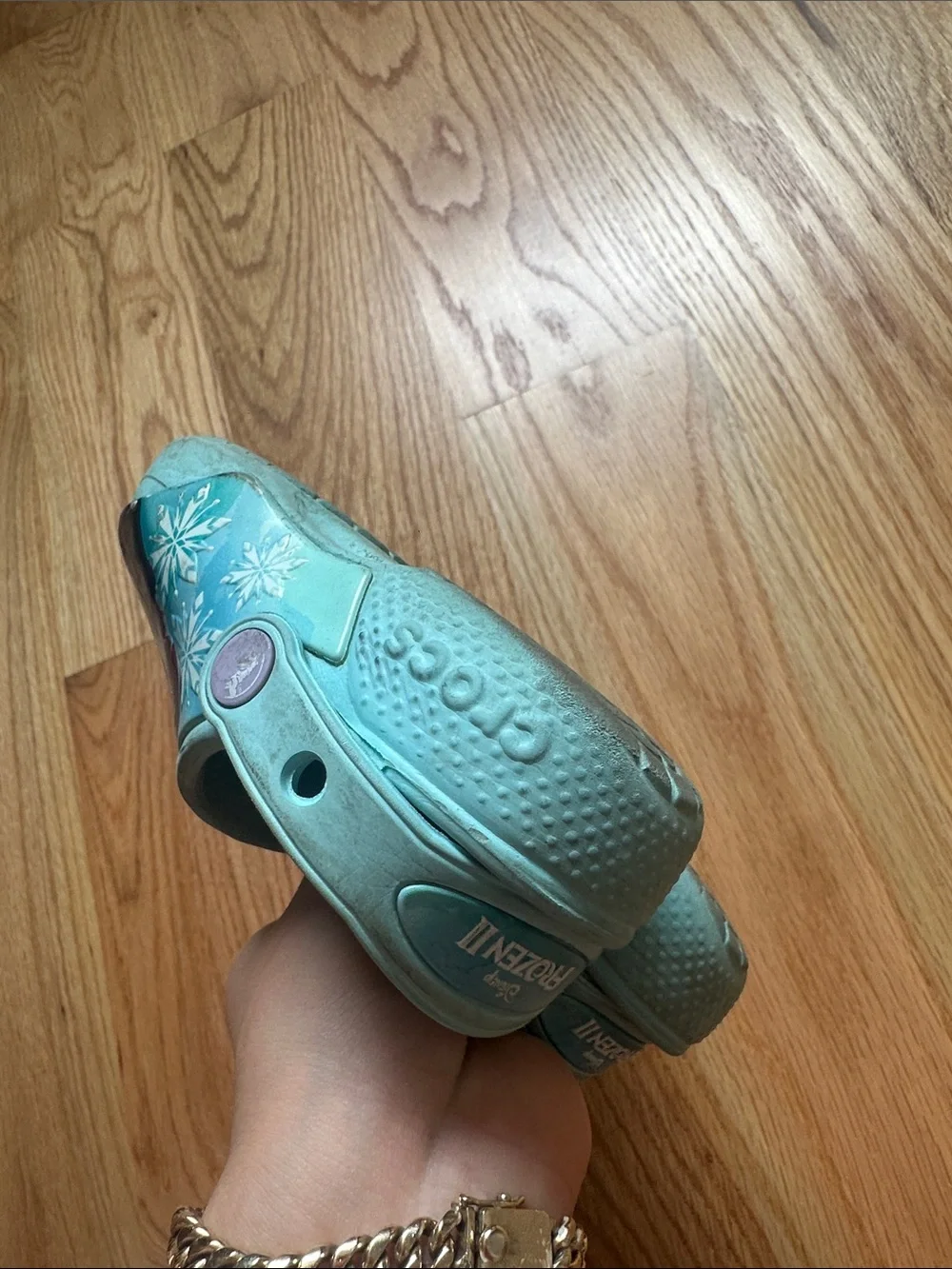 CROCS light aqua
