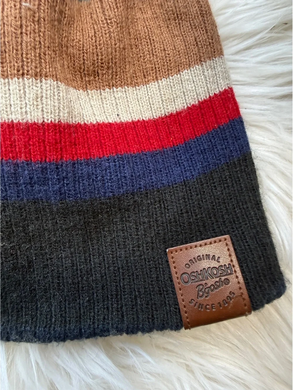 OshKosh B'gosh Striped Knit Beanie Hat
