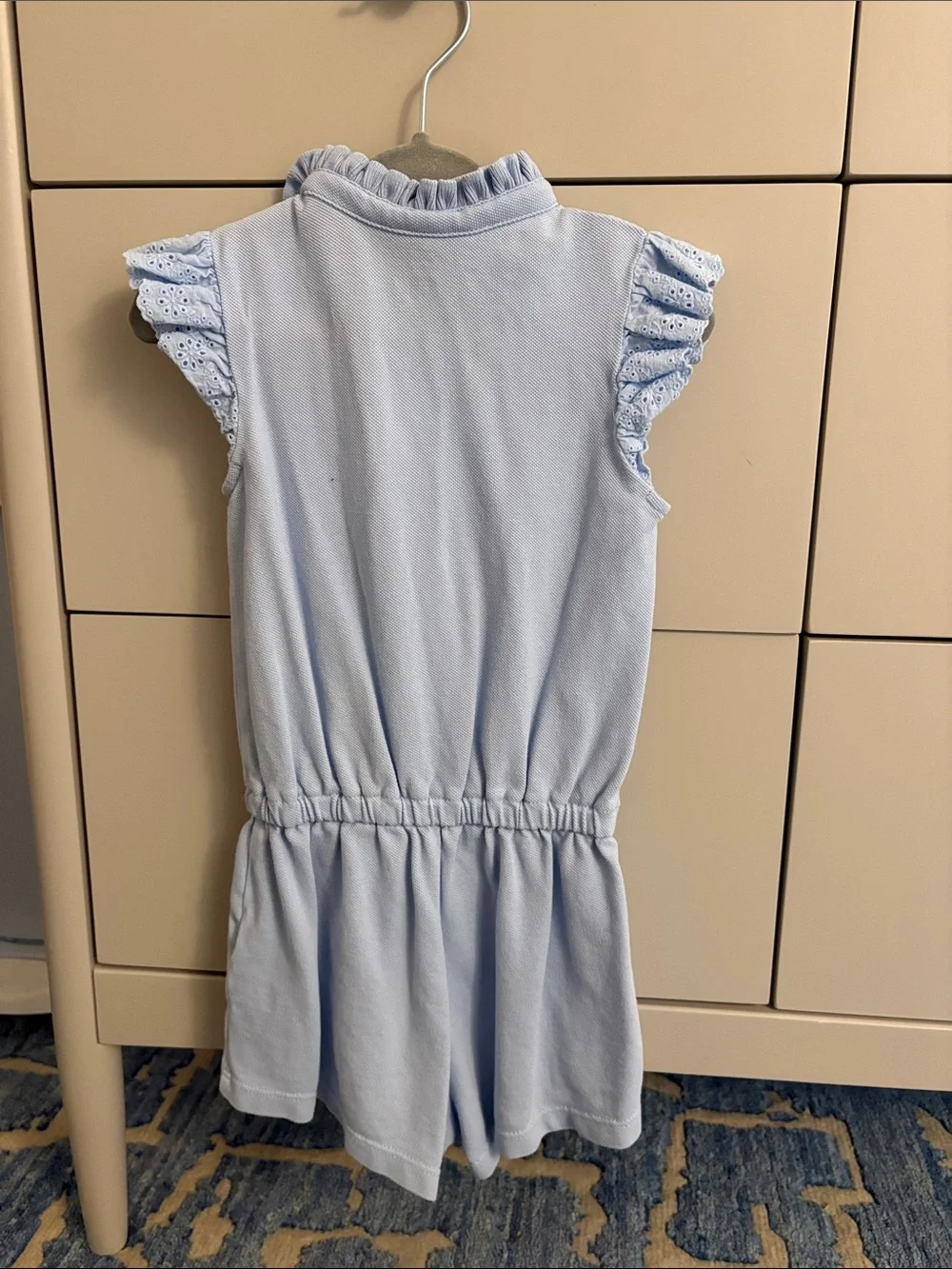 Ralph Lauren collar ruffled front