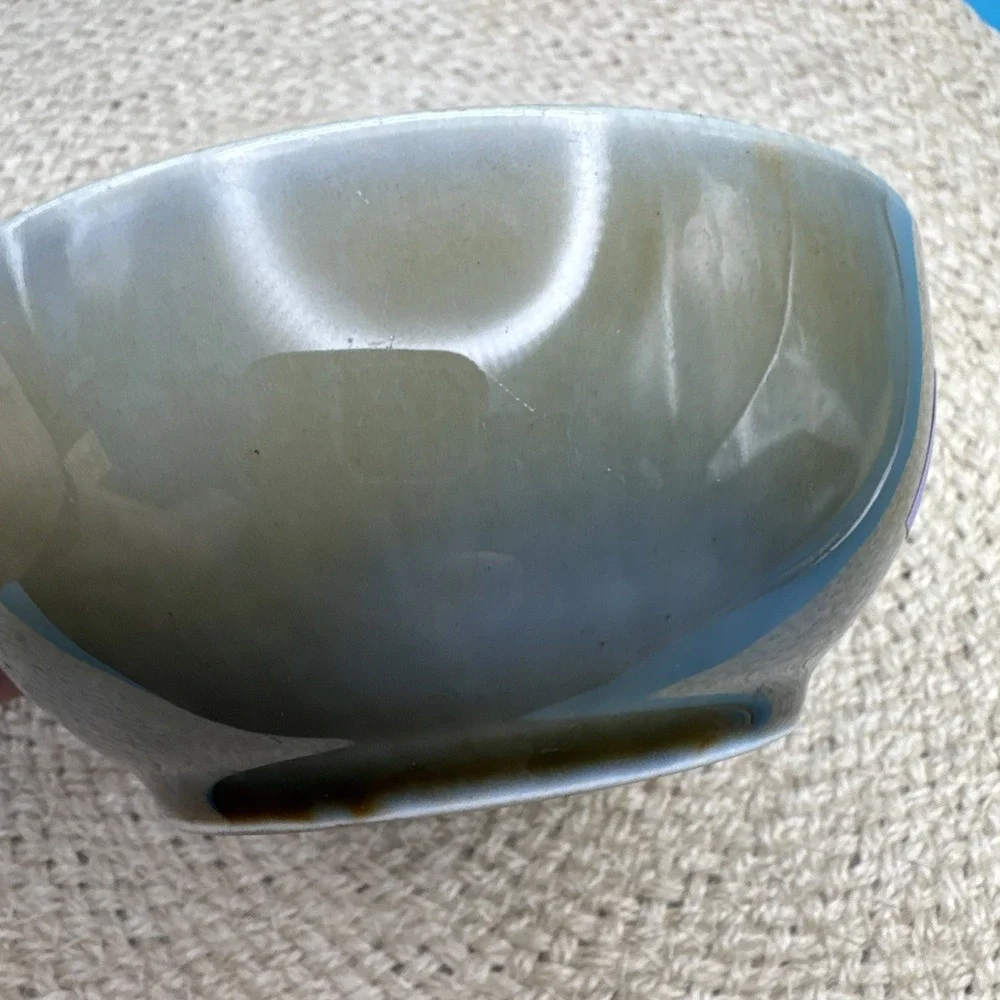 Wade Armagh Leprechaun Bowl Trinket‎ Dish Mushrooms Gnomes Irish Porcelain Vtg
