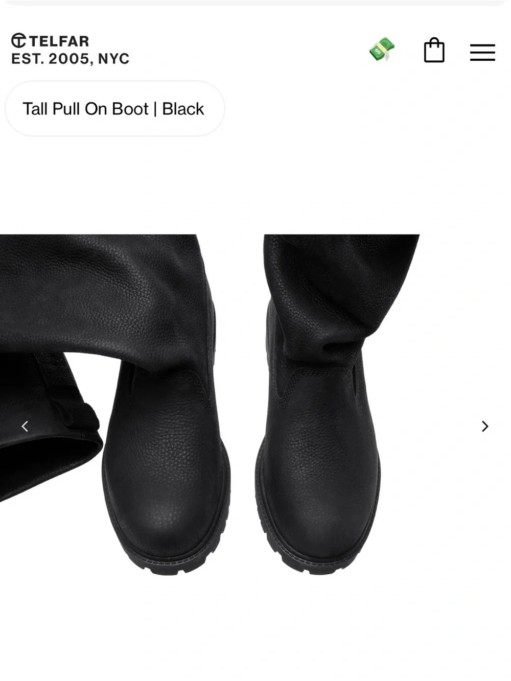 PRICE FIRM-Timberland Telfar Premium Tall Pull-On Boots
