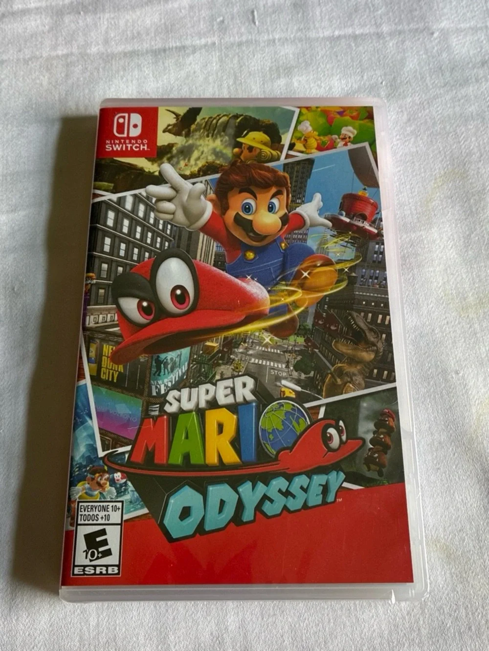 Nintendo Super Mario Odyssey - Red, Blue, Yellow Cover