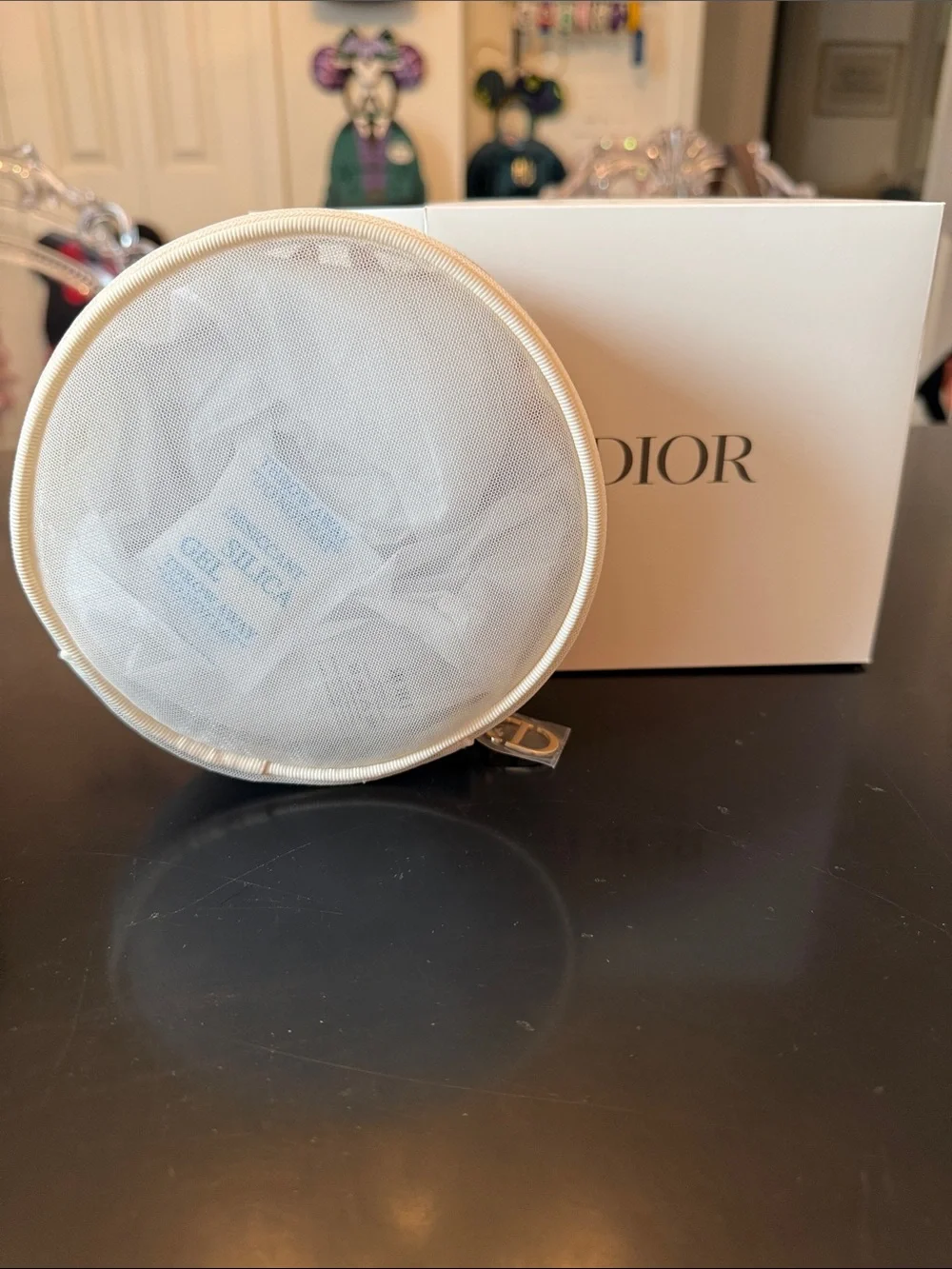Dior round pouch