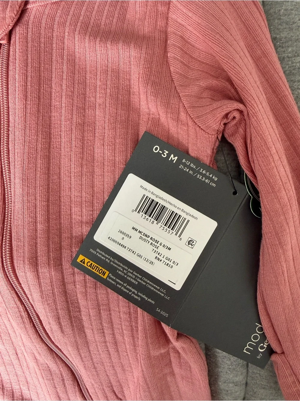 Gerber soft pink
