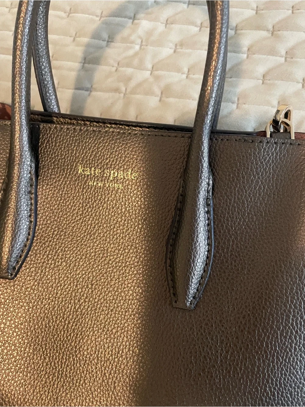 kate spade structured satchel
