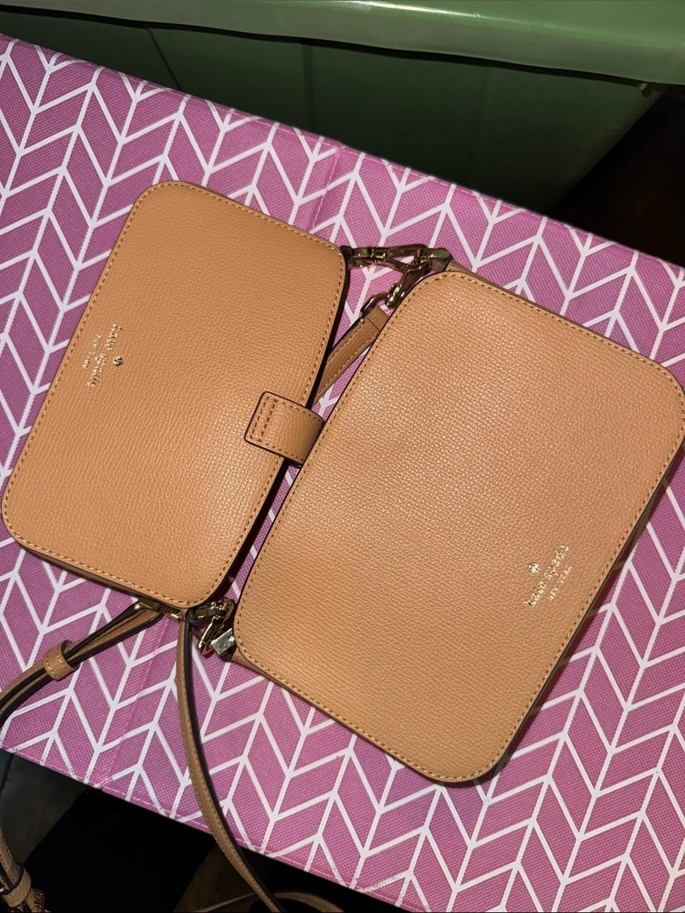 kate spade compact leather