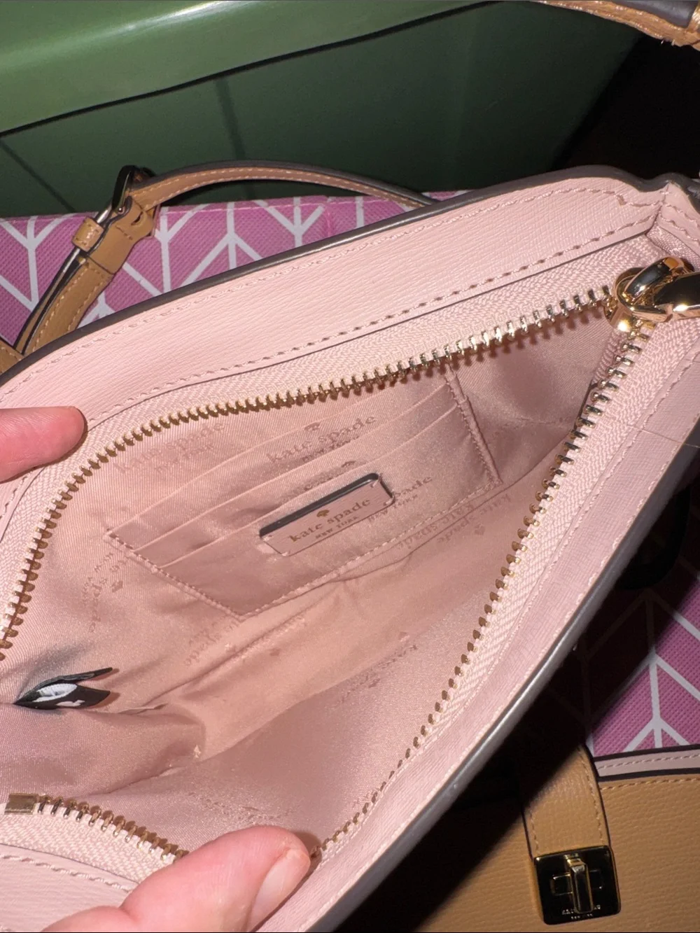 kate spade compact leather