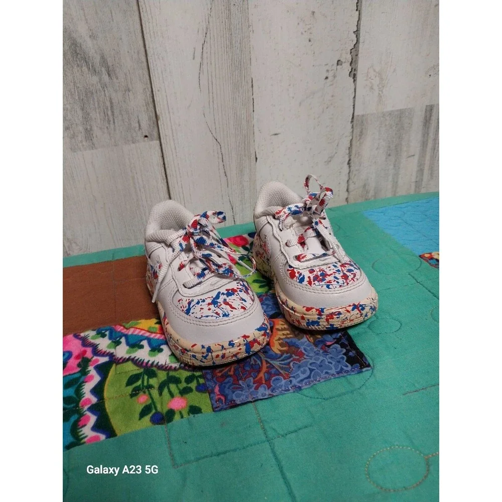 Nike Force 1LE Baby Shoes DH2926-111 Size 4C