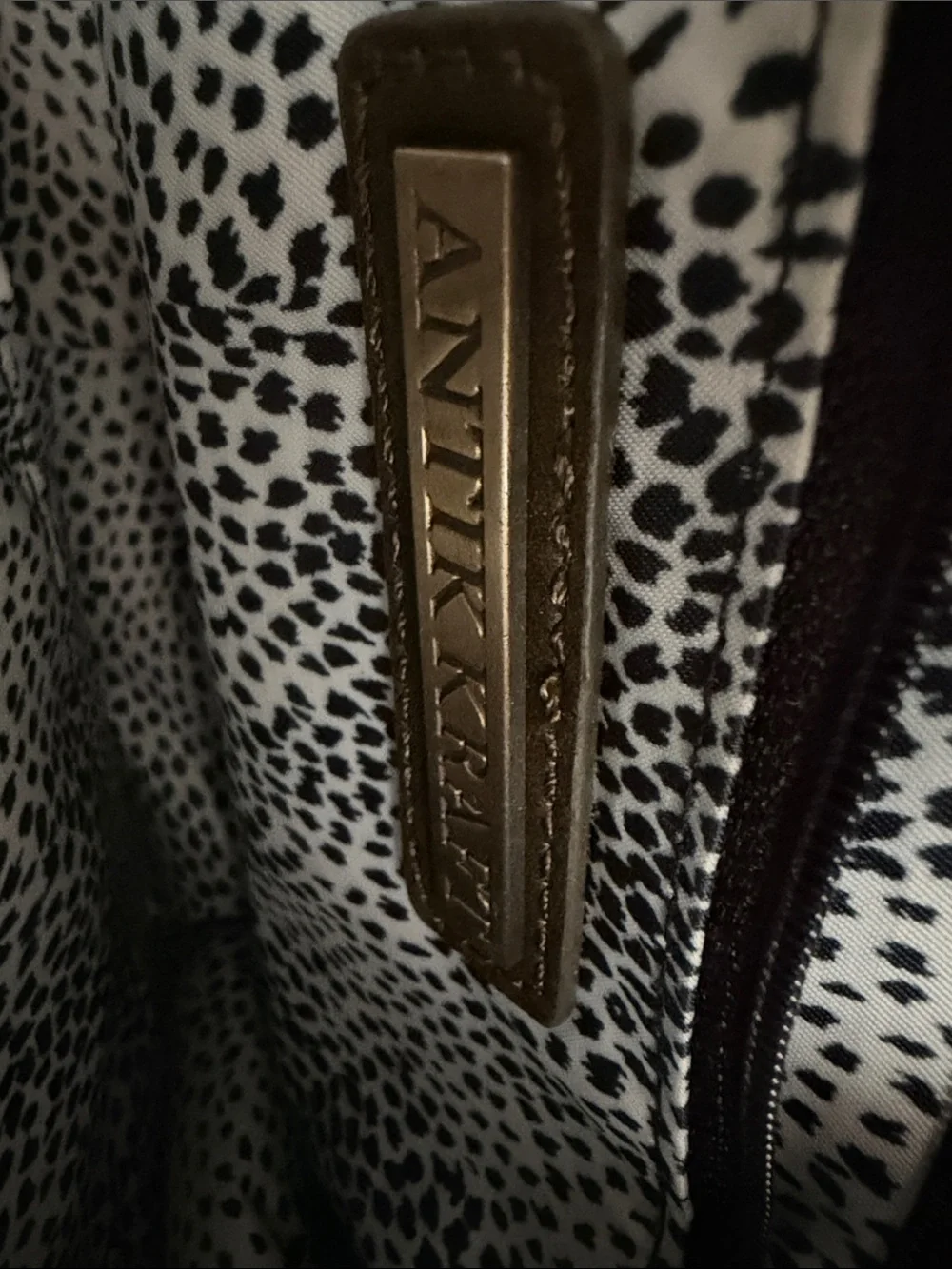 Antik Kraft Brown Leather Satchel with Braided Detail