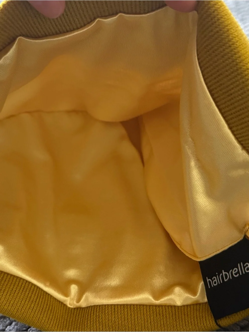 Hairbrella waterproof yellow