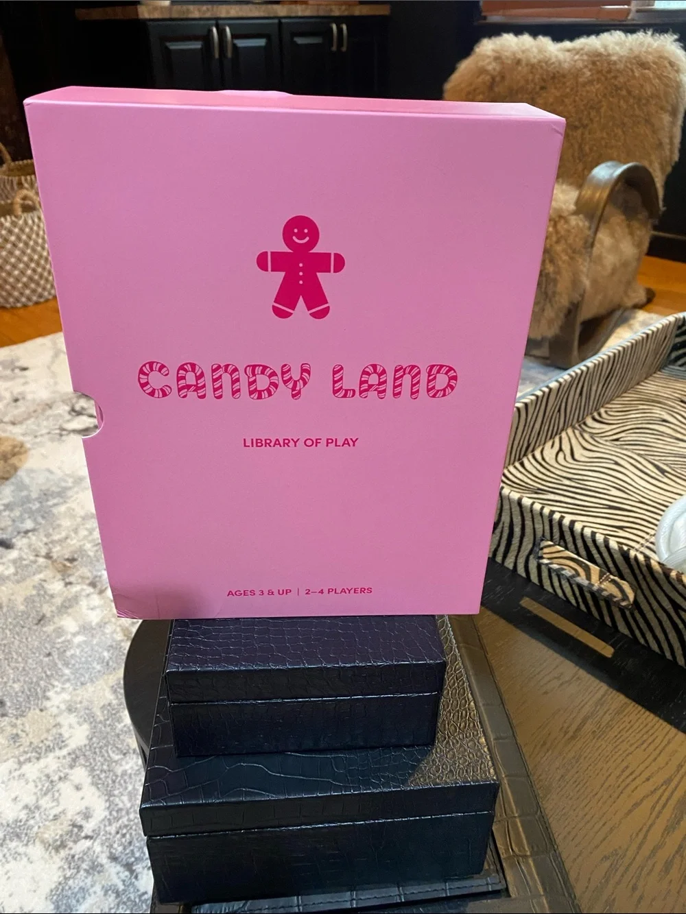 NIB Library of Play Candy Land Board Game Box - Pink