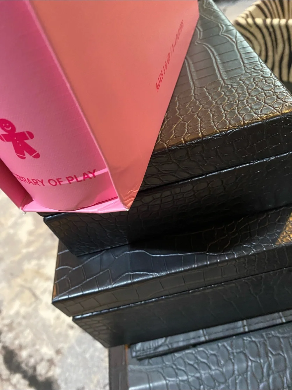 Library of play bright pink