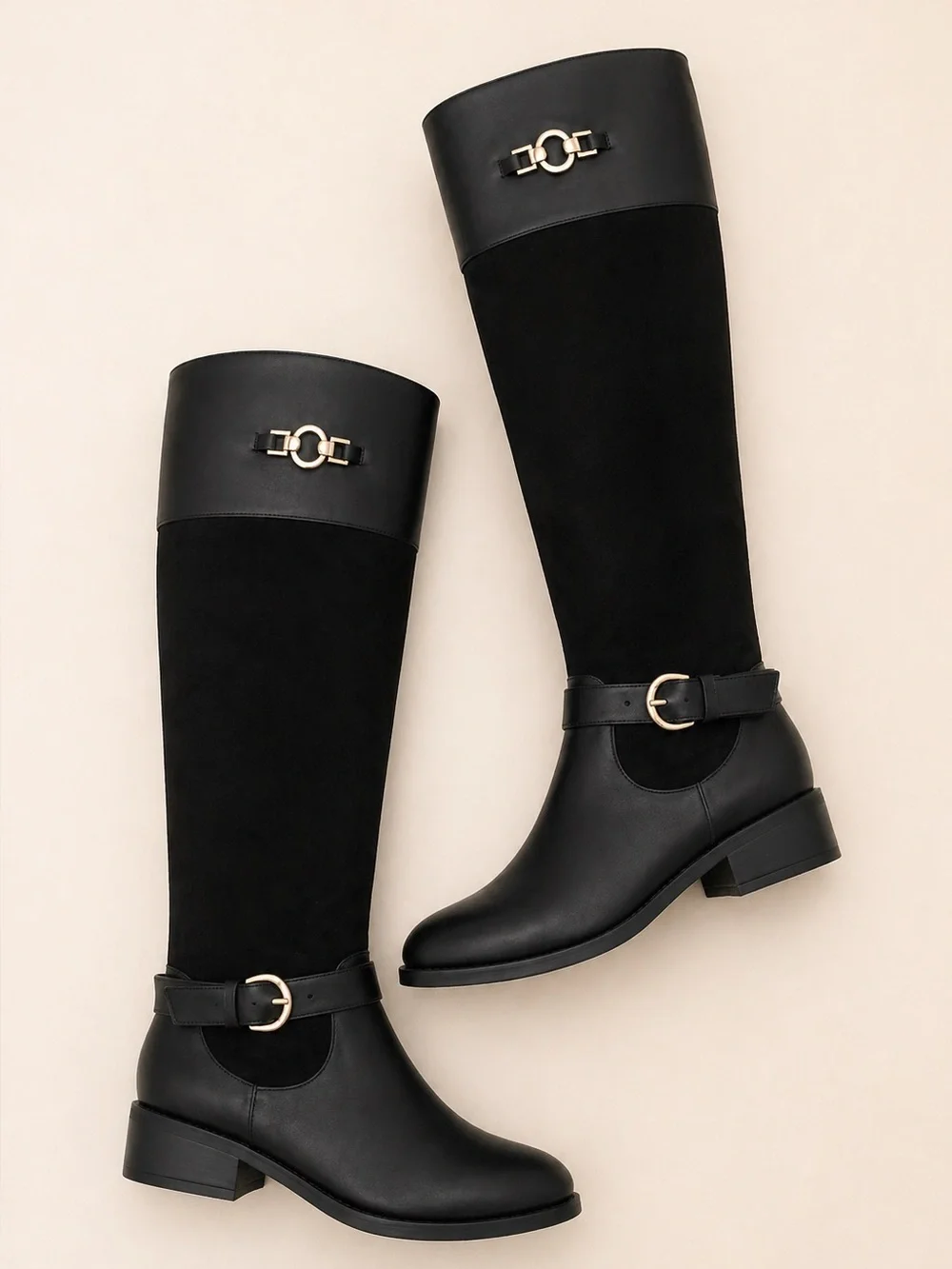 London Fog Harrington Riding Boots –Classic Equestrian Style Memory Foam Comfort