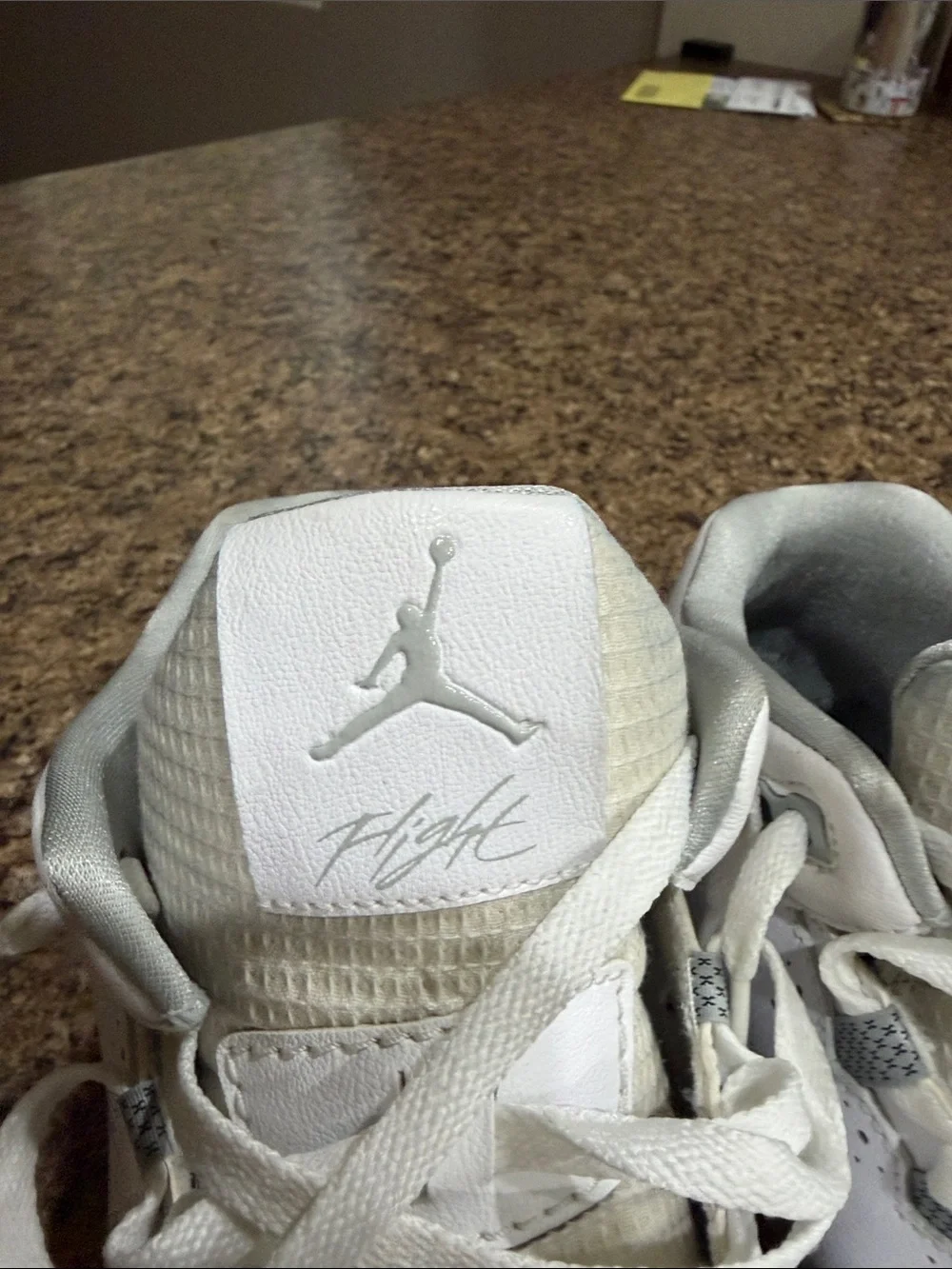 Jordan Flight origin 2 High Top Sneakers in White and Light Gray