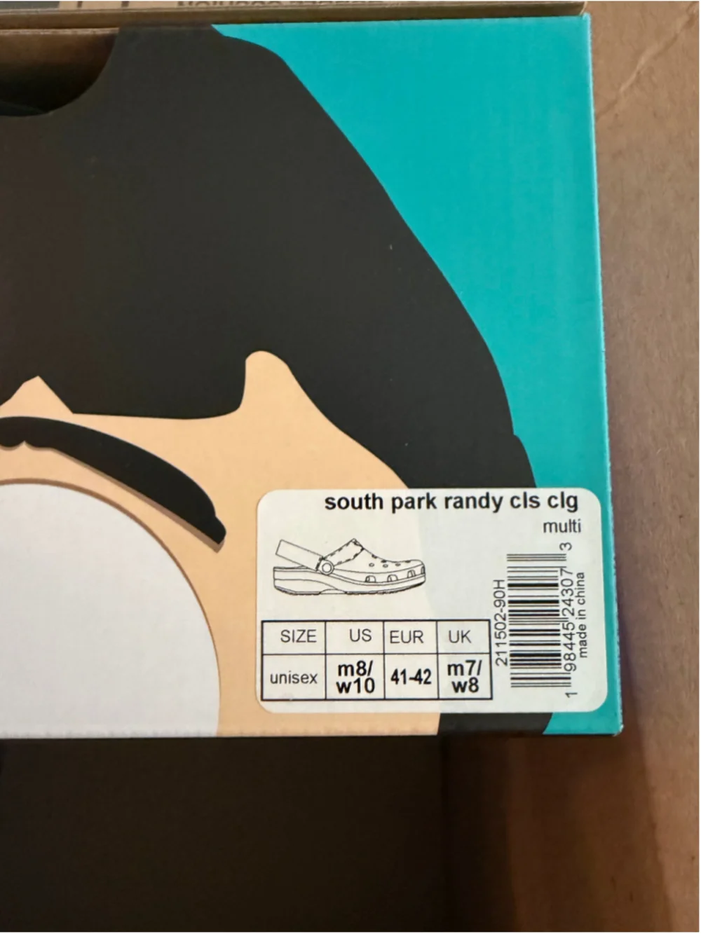 Men's Crocs South Park Randy Marsh Clogs Size 8