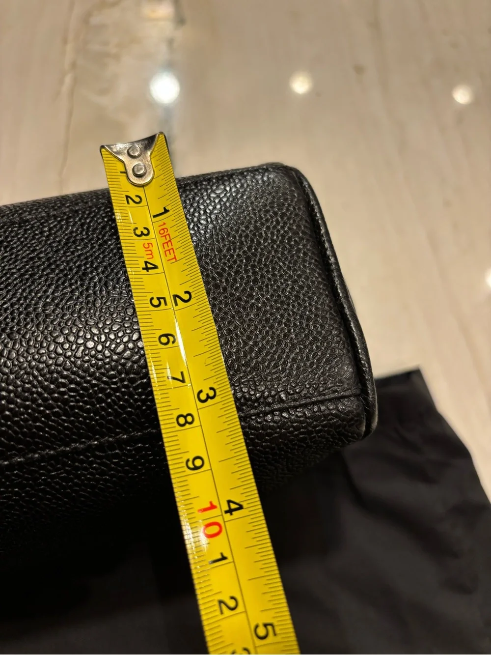 CHANEL structured zip