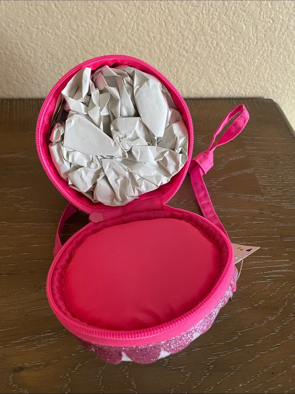 💖 Pick three $15 Claire's Hot Pink Glitter Cupcake Crossbody Purse