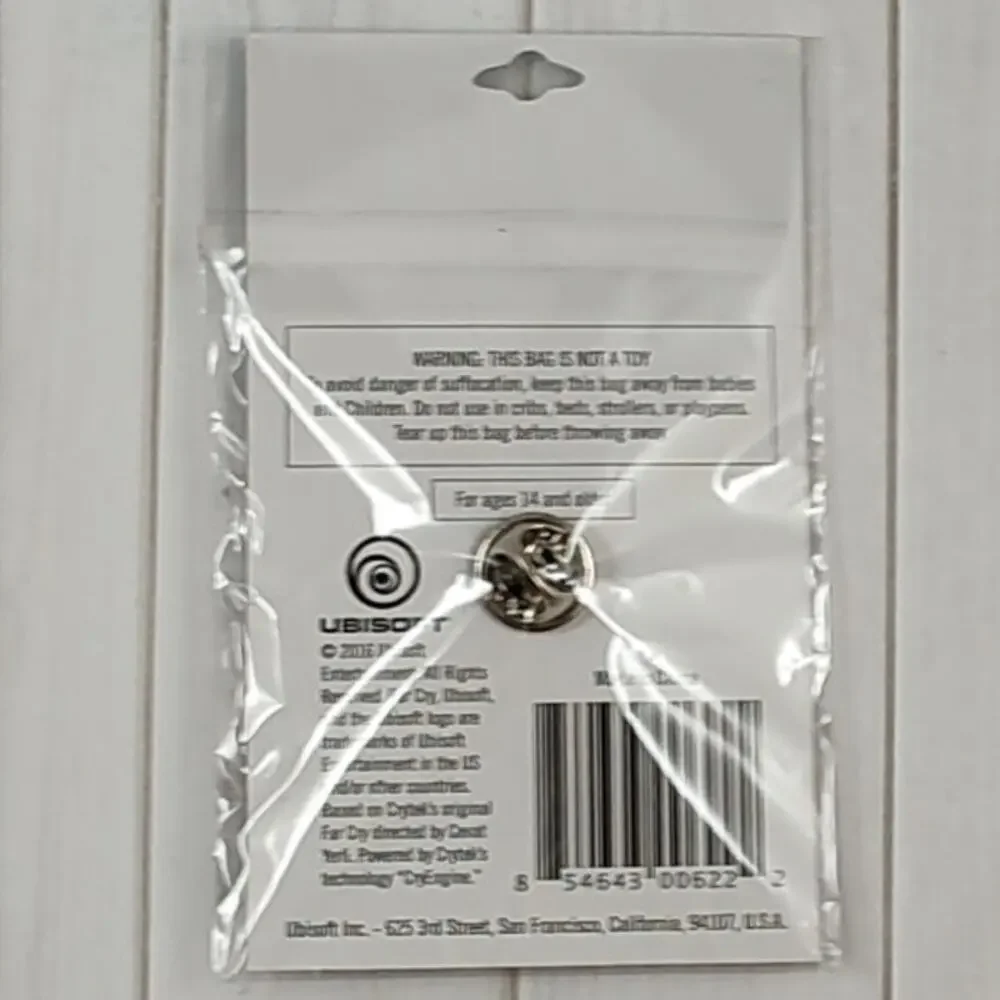 Far Cry Primal GameStop Exclusive Sabertooth Tiger Crest Pin-Hat, Lapel, Jacket