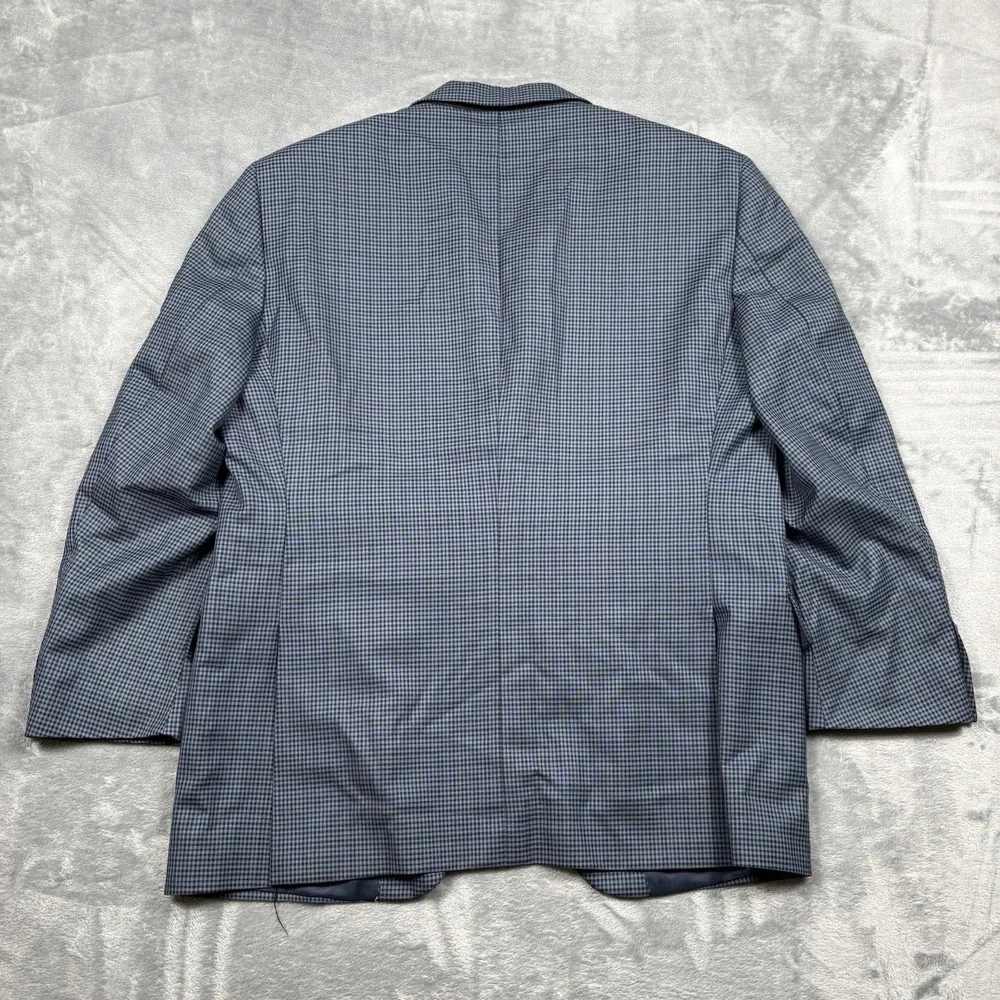 Peter Millar 42S Gray Black Houndstooth 100% Wool Sport Coat Blazer Canada