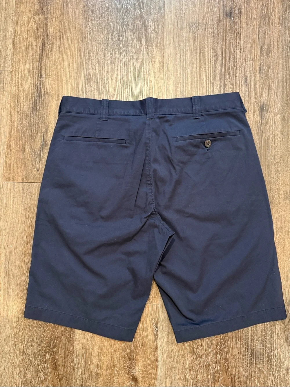 J. Crew Navy Flat Front Chino Shorts