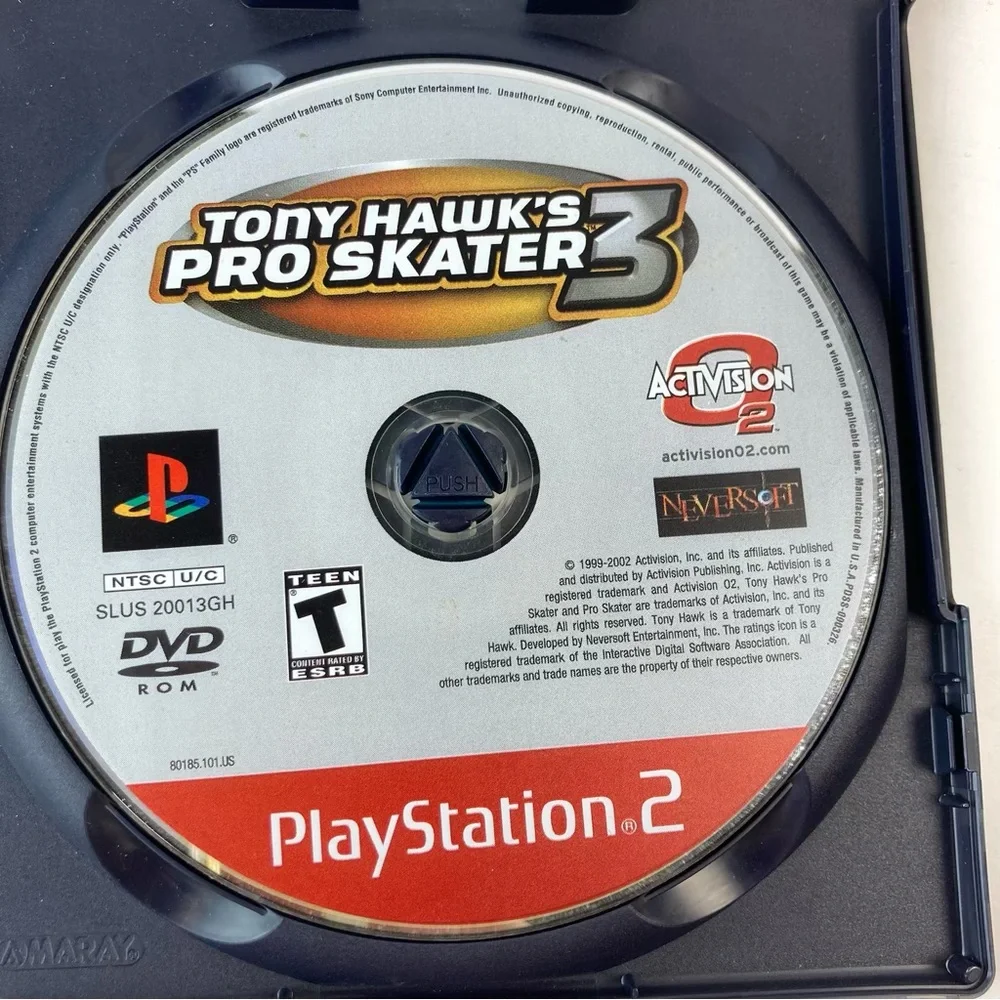 Tony Hawk's Pro Skater 3 (Sony)  2002 Pro Skater 3 Greatest Hits PlayStation 2