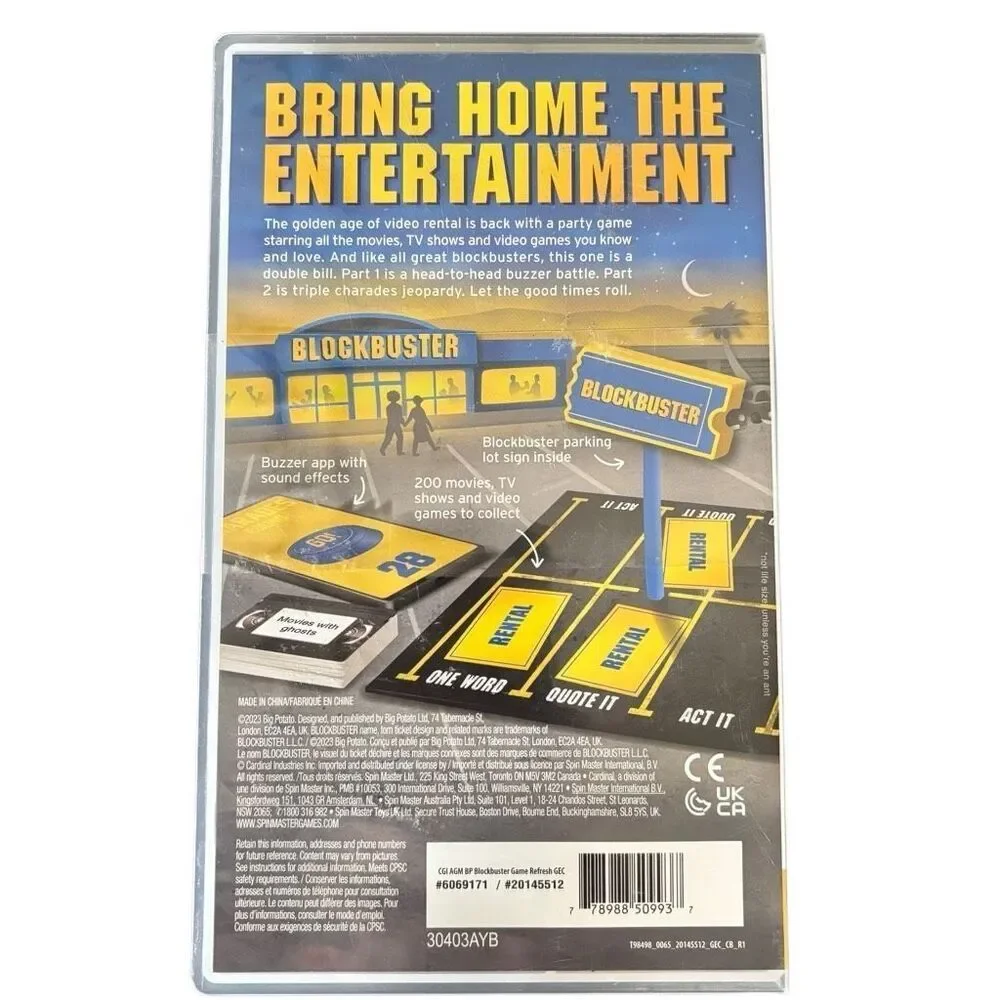 Blockbuster movie game