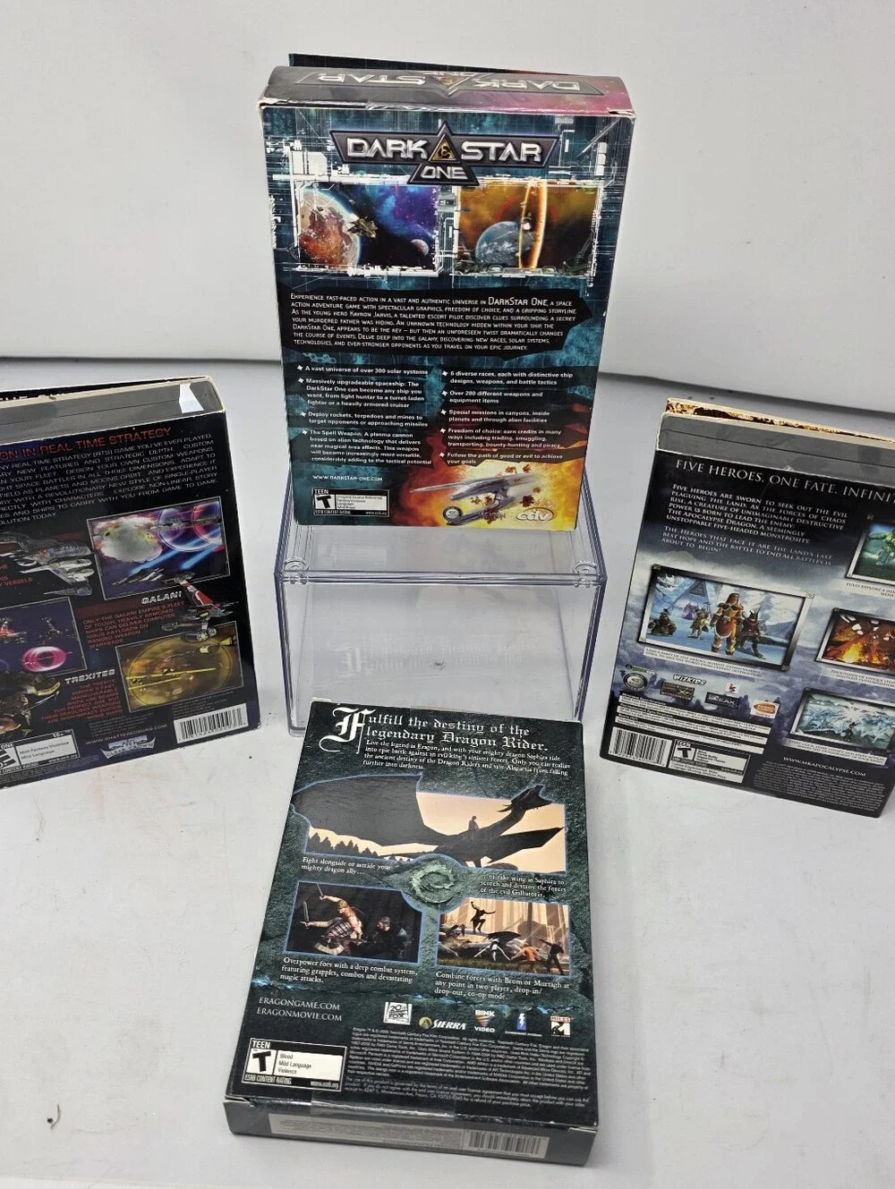 PC Game Lot 4 Games - Darkstar One NEW SEALED Eragon Mage Knight Shattered Suns
