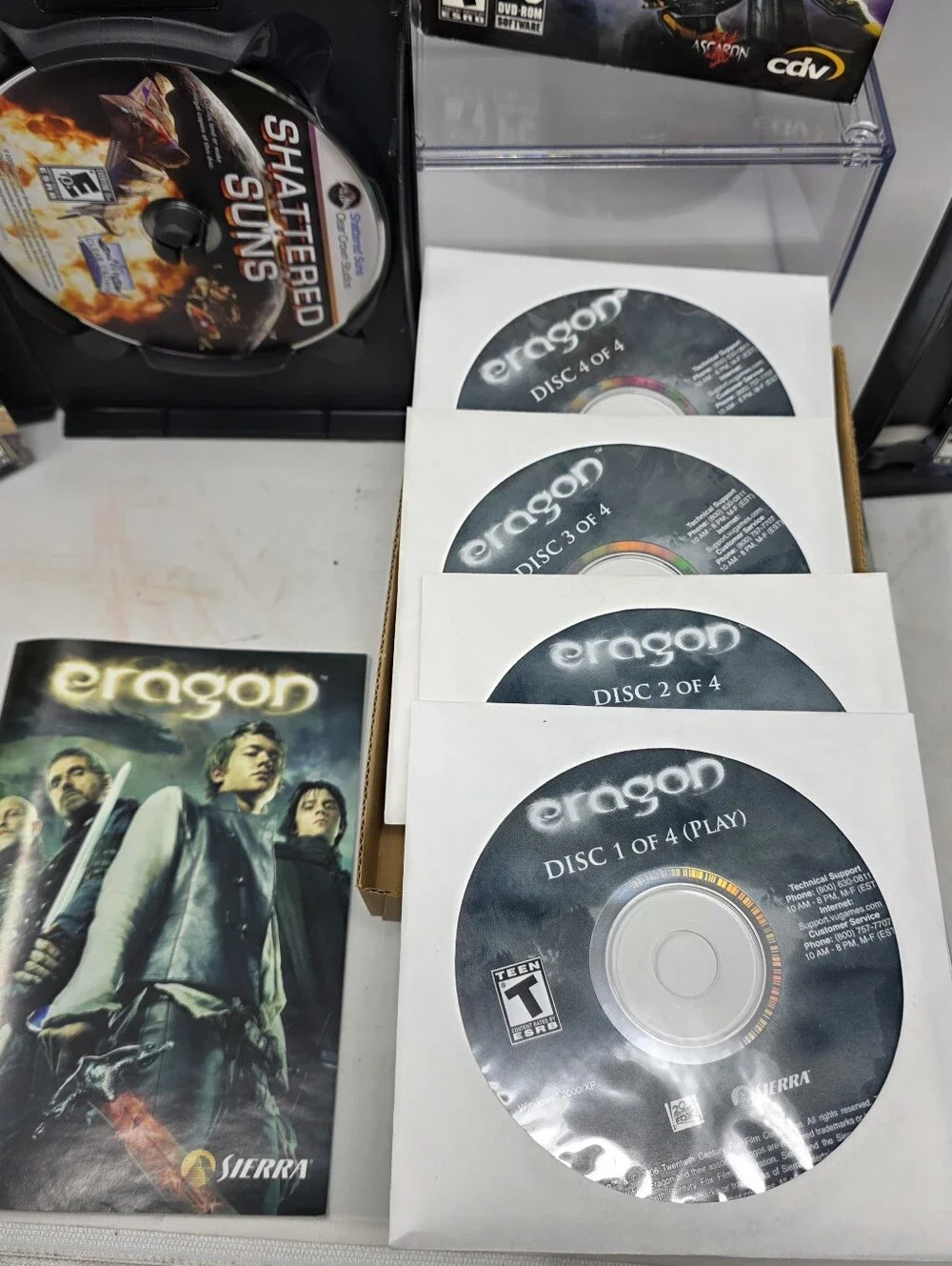 PC Game Lot 4 Games - Darkstar One NEW SEALED Eragon Mage Knight Shattered Suns