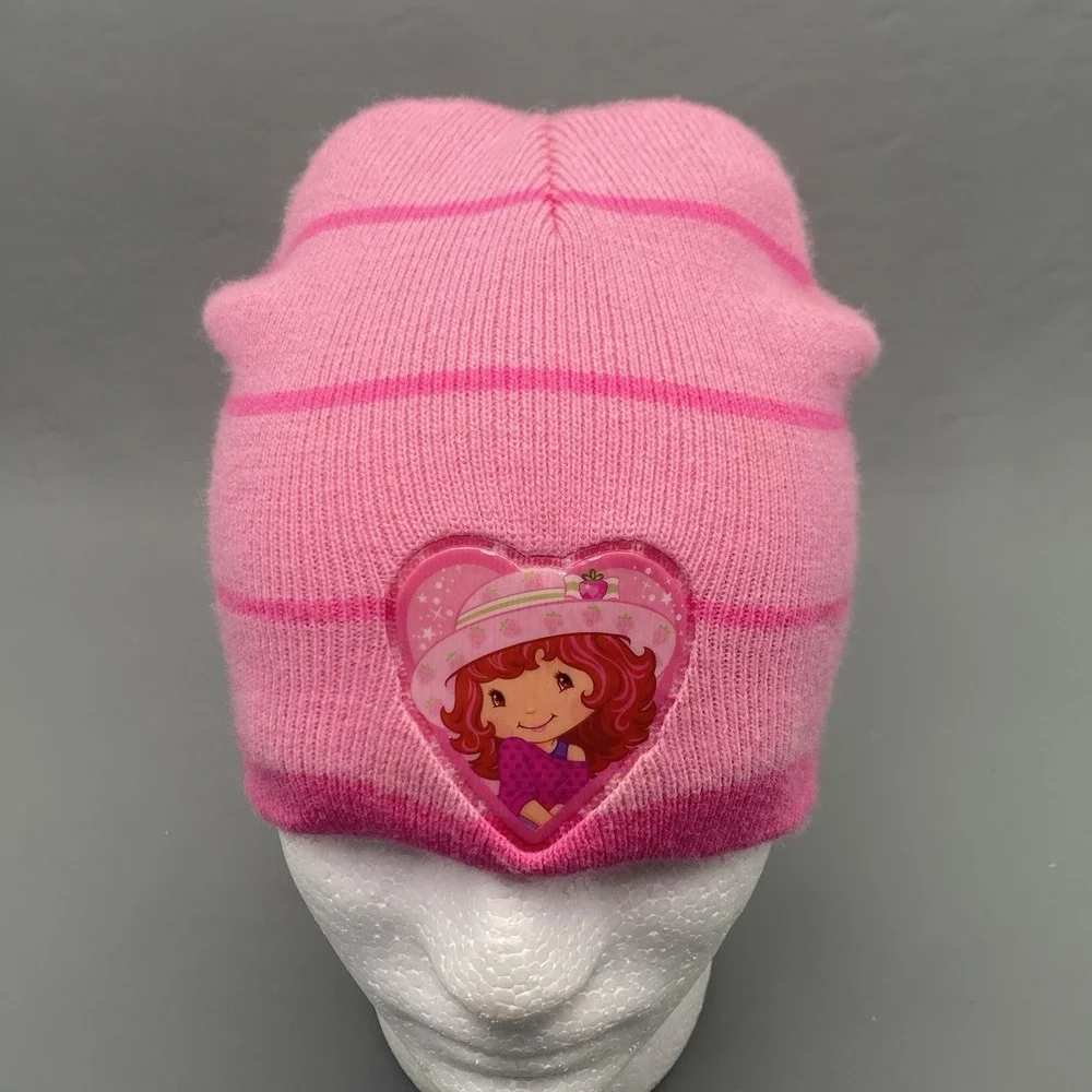 VTG Strawberry Shortcake Beanie 2007 Knit Child Hat Vintage