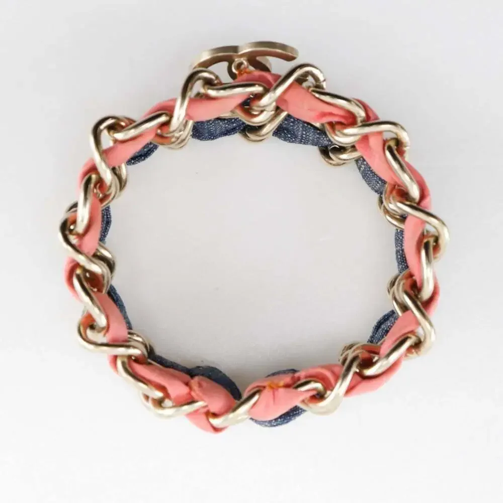 CHANEL pink logo