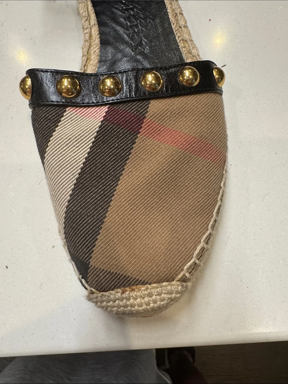 Burberry espadrille flats