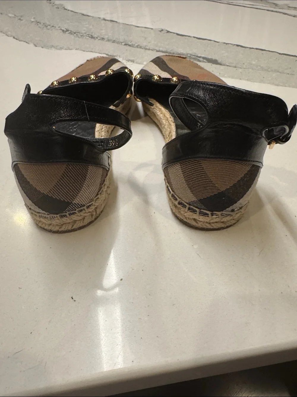 Burberry espadrille flats