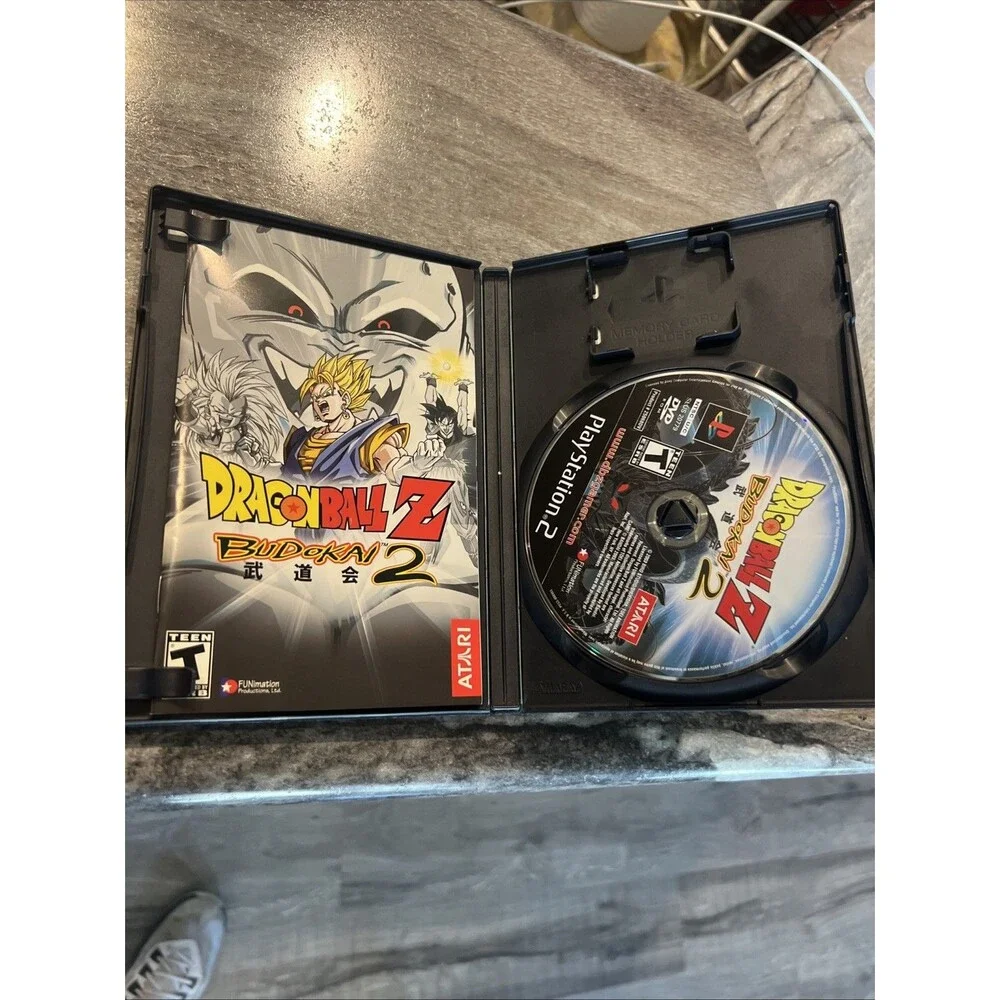 Dragon Ball Z: Budokai 2 (Sony PlayStation 2 PS2, 2003) Complete