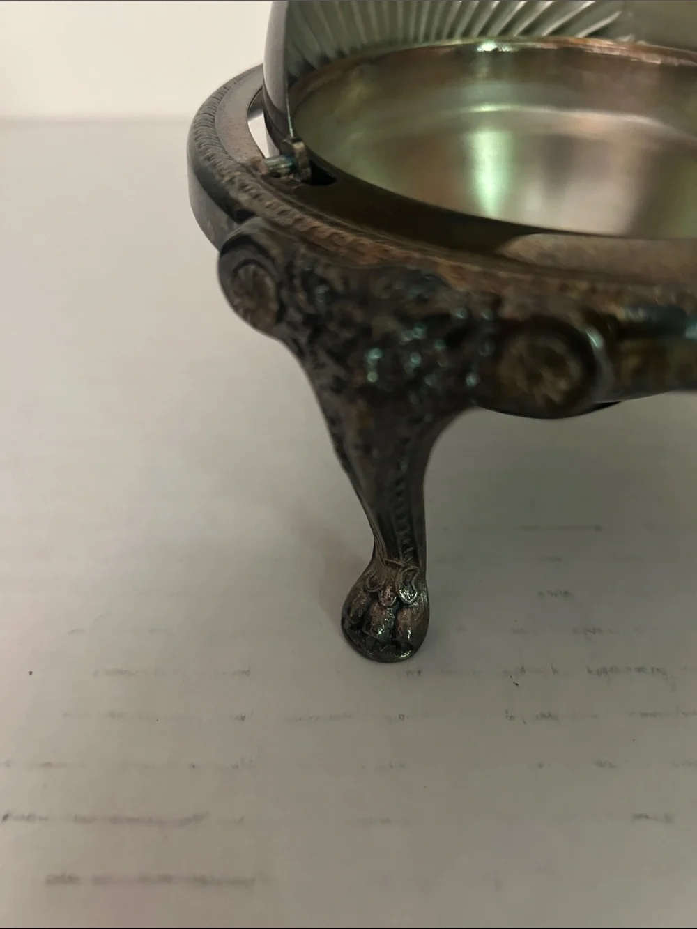 Vintage Silver Plated Butter Dish