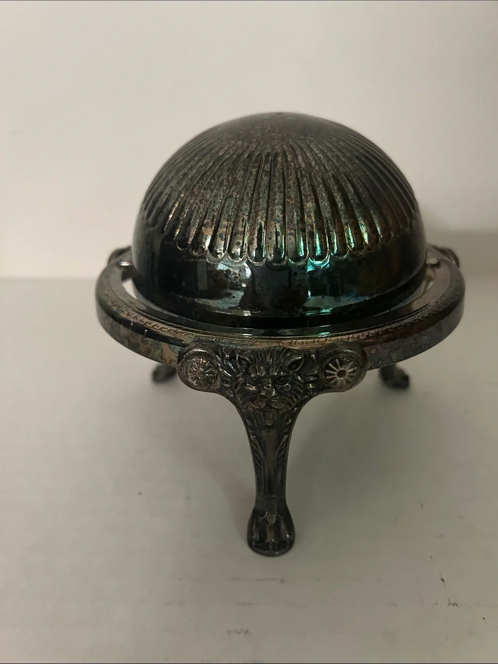 Vintage Silver Plated Butter Dish