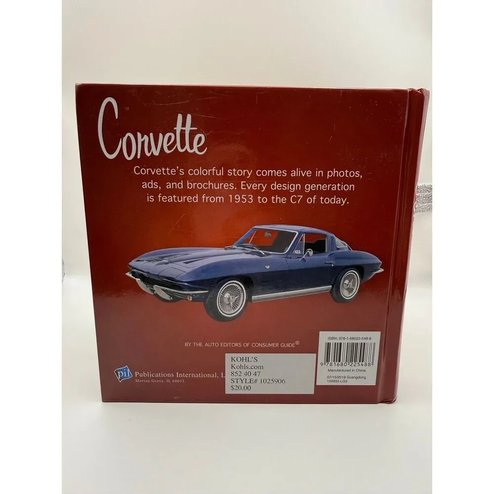 Corvette History & Design 1953-C7 Hardcover (Publications International Ltd)