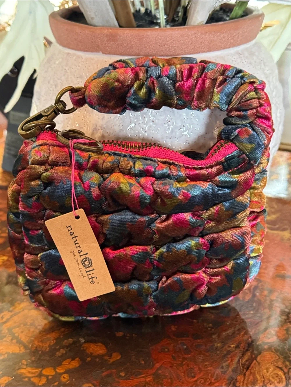 NATURAL LIFE Cosmetic Bag with 3 Bath & Body Works Mists