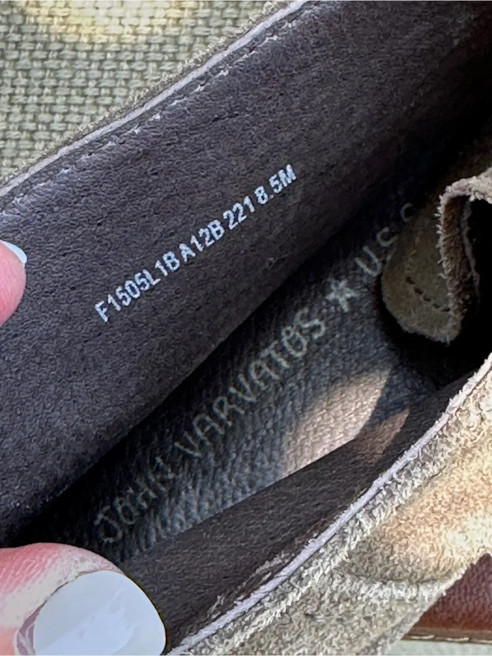 John Varvatos pairs toe