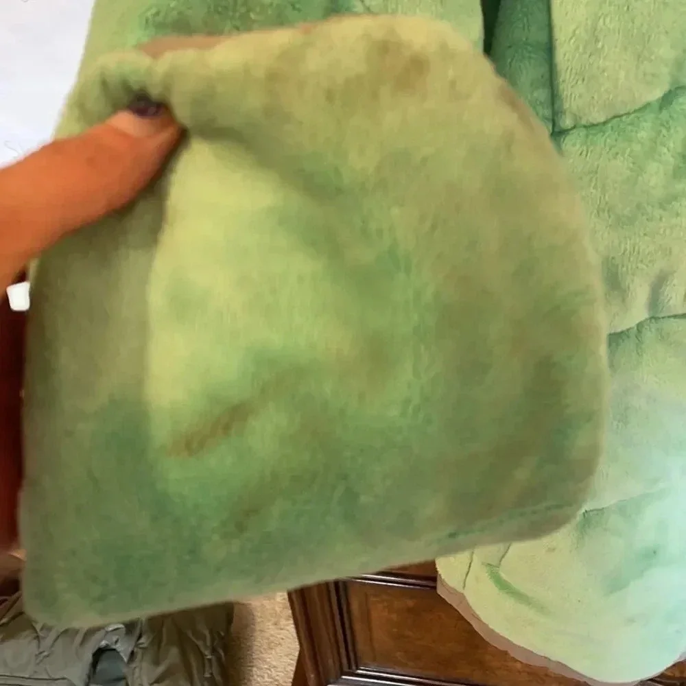 THE North Face Kids Green Puffy Reversible Jacket