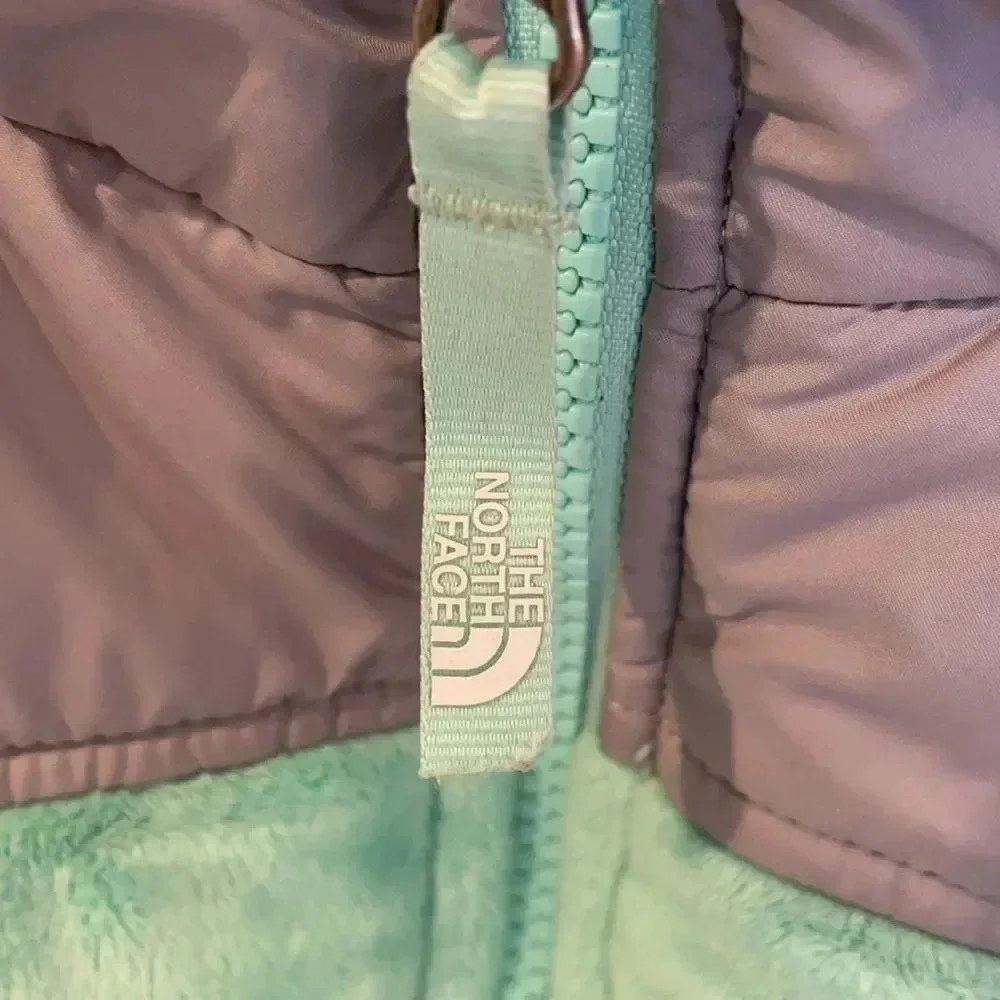 THE North Face Kids Green Puffy Reversible Jacket