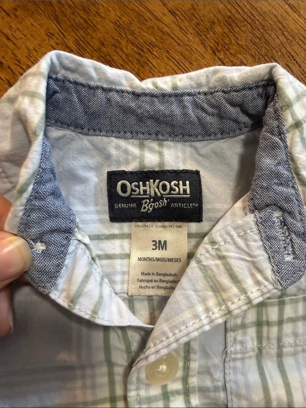 OshKosh Bgosh classic button