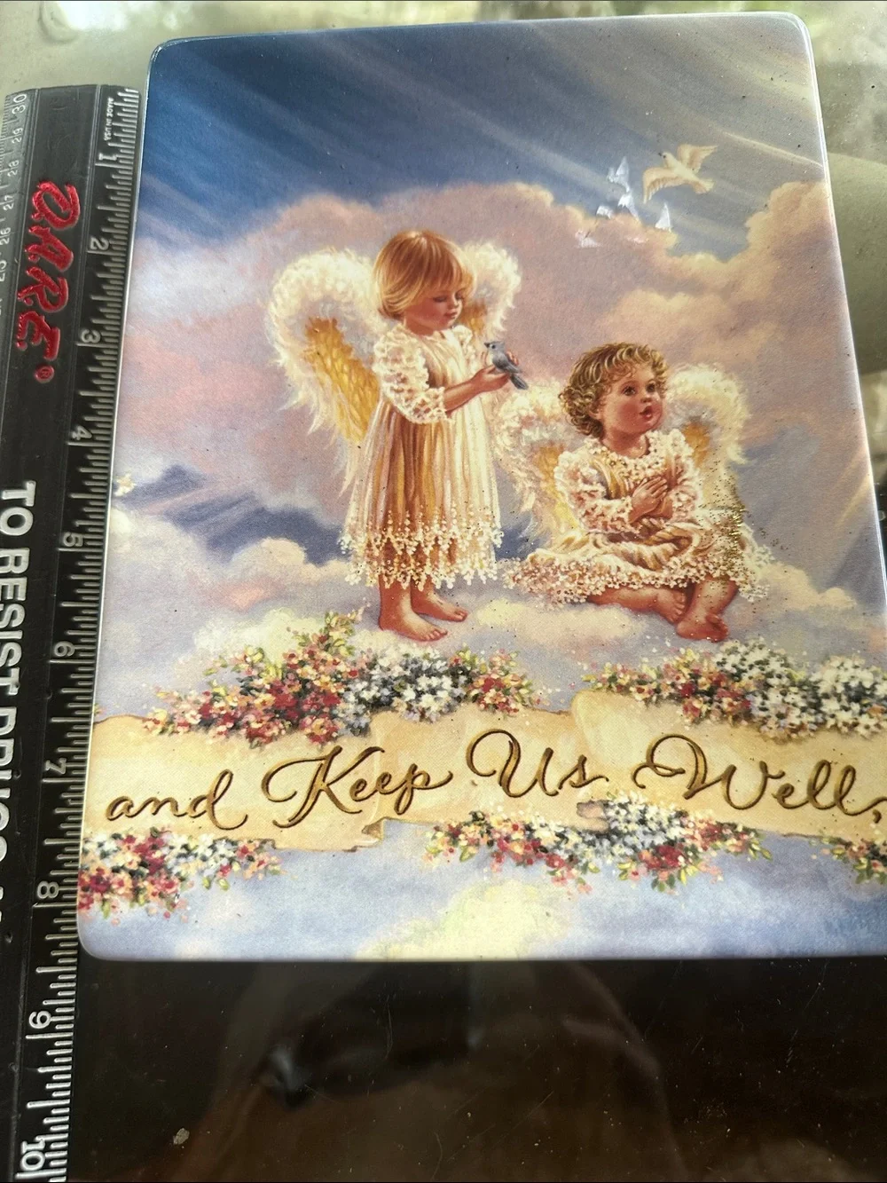 The Bradford Exchange Angelic Children Wall Art in Cream and Gold