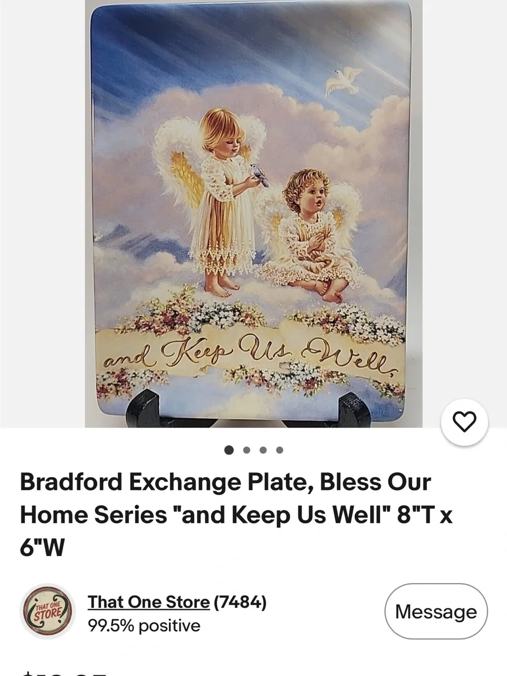 The Bradford Exchange Angelic Children Wall Art in Cream and Gold