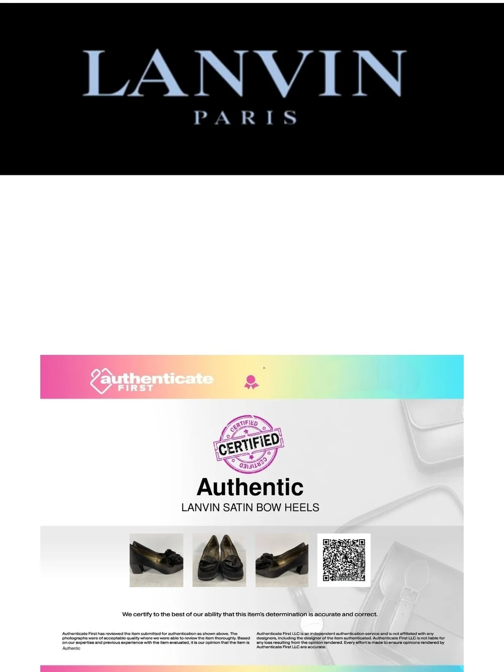 Lanvin description stunning