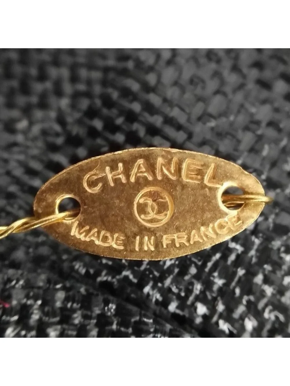 CHANEL name canvas